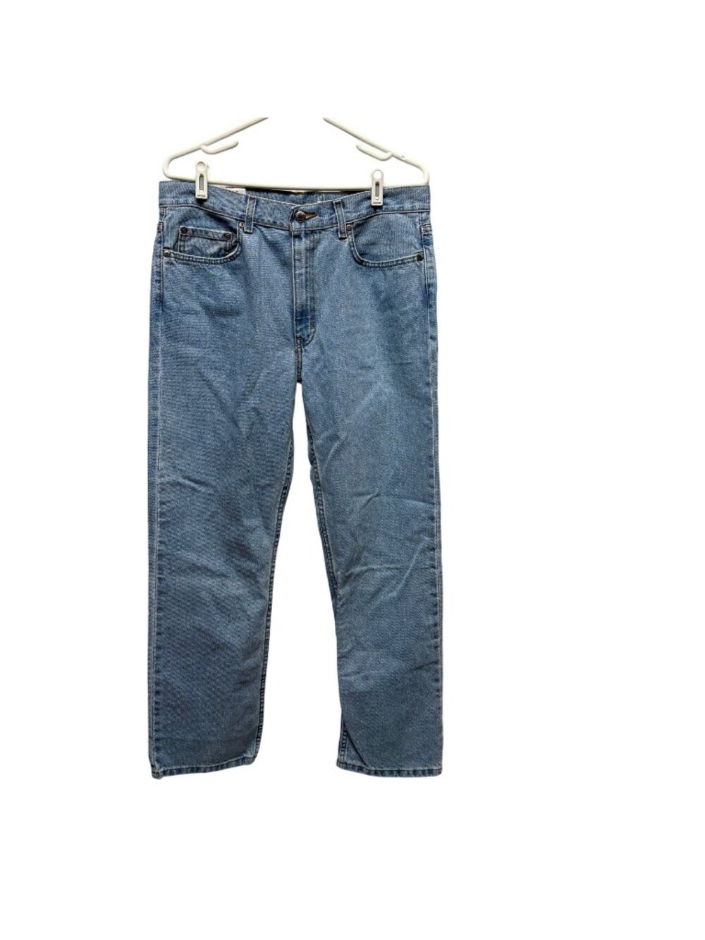 George Regular Fit Mens Jeans Size 33X30 Light Wash Denim Straight Leg Pants NEW